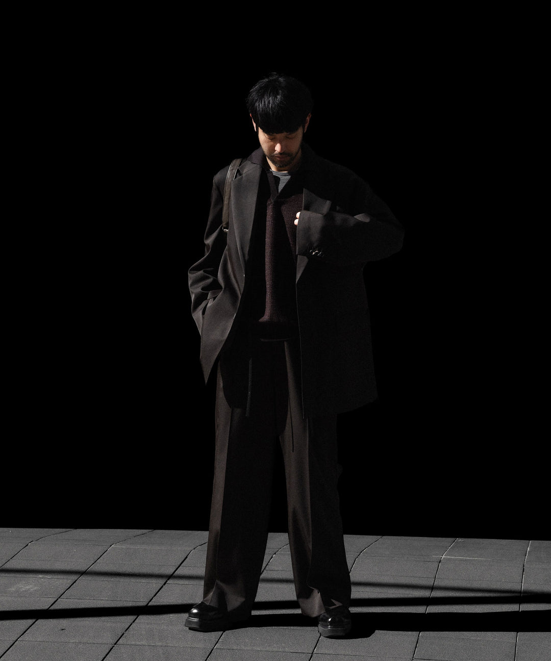 ssstein(シュタイン)のOVERSIZED SINGLE BREASTED LONG JACKET - DARK BROWNの公式通販サイトsession福岡セレクトショップ