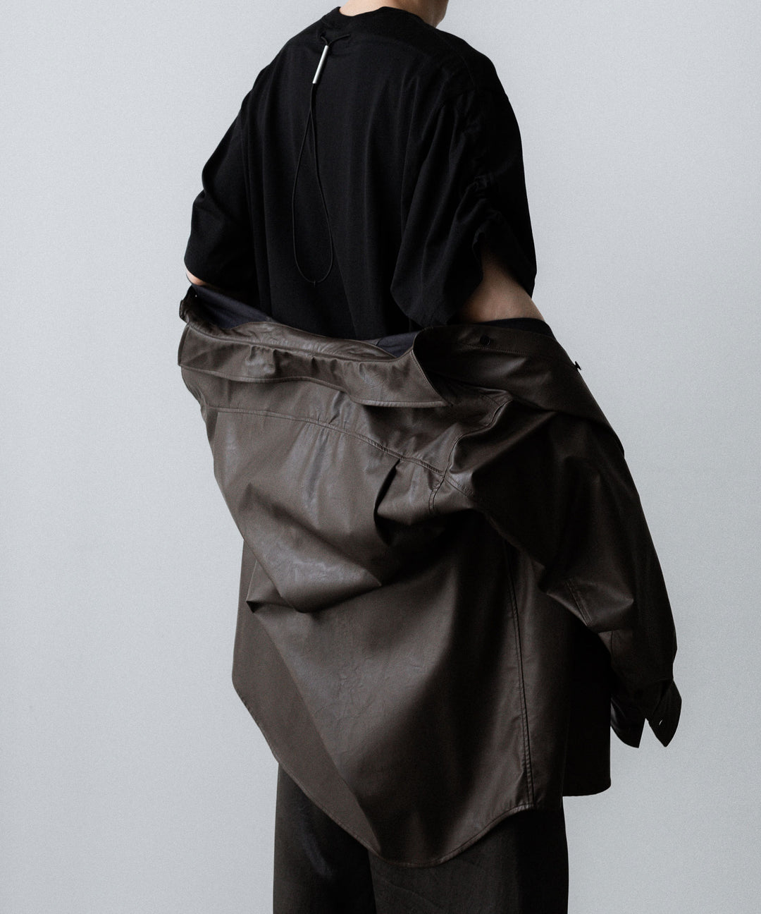 VEIN ヴェイン 100/3 SUEDE JERSEY VESSEL S/S TEEのBLACK公式通販サイトsession福岡セレクトショップ