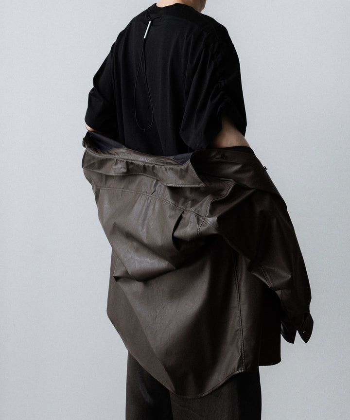 VEIN ヴェイン 100/3 SUEDE JERSEY VESSEL S/S TEEのBLACK公式通販サイトsession福岡セレクトショップ
