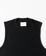 画像をギャラリービューアに読み込む, 【ssstein】FINE WOOL OVERSIZED NO SLEEVE TEE - BLACK
