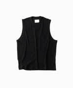 画像をギャラリービューアに読み込む, 【ssstein】FINE WOOL OVERSIZED NO SLEEVE TEE - BLACK
