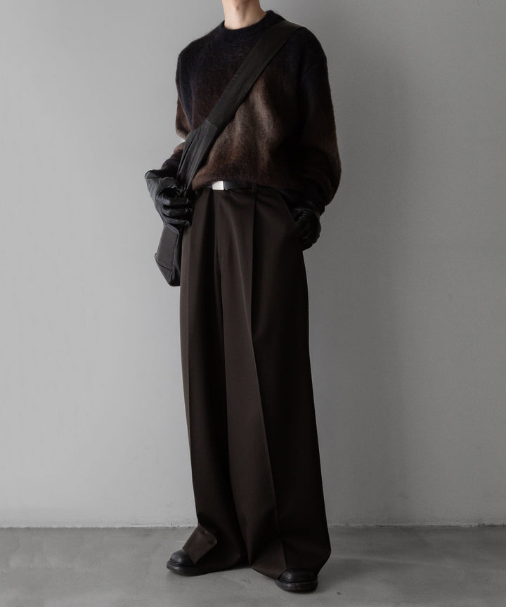 stein(シュタイン)の24SSコレクションEXTRA WIDE TROUSERS のMILITARY KHAKI sessionセッション福岡セレクトショップ 公式通販サイト