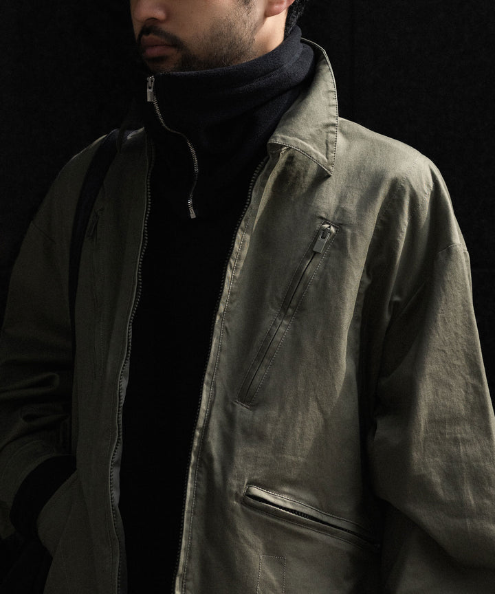 VEIN ヴェインのCOTTON MOLESKIN MILITARY JACKET - KHAKIの公式通販サイトsession福岡セレクトショップ