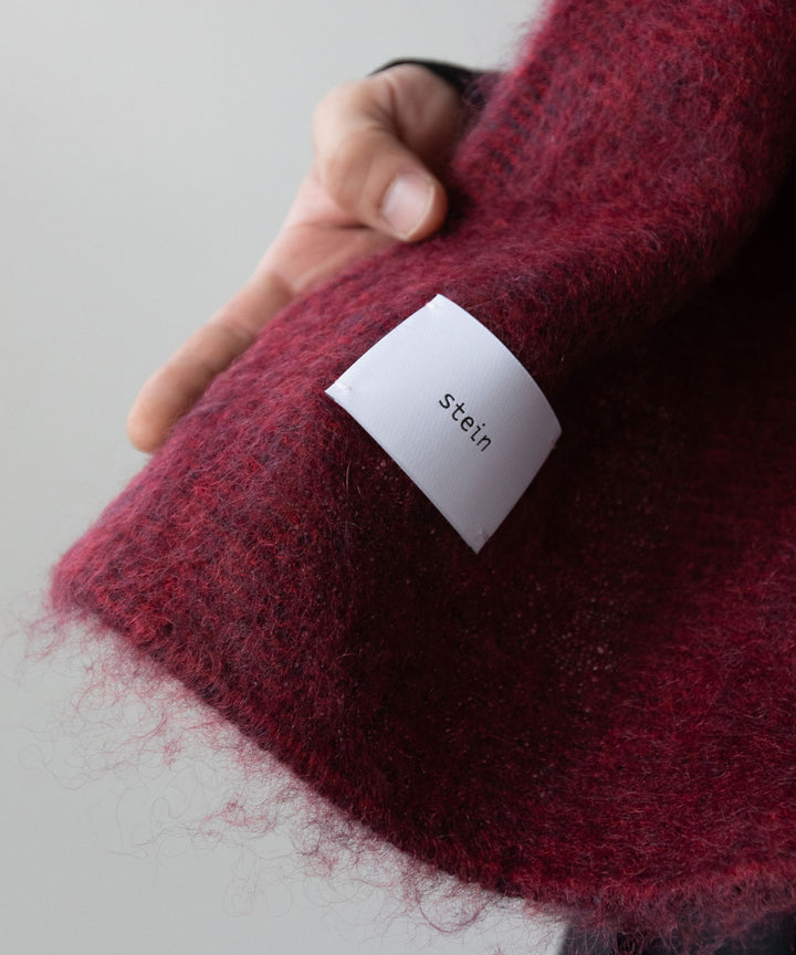 stein(シュタイン)の23AWコレクションGRADATION MOHAIR MUFFLER のRED sessionセッション福岡セレクトショップ 公式通販サイト 