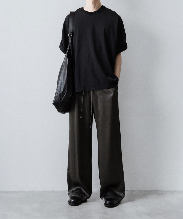 VEIN ヴェイン 100/3 SUEDE JERSEY VESSEL S/S TEEのBLACK公式通販サイトsession福岡セレクトショップ