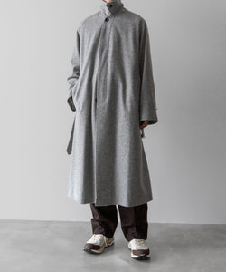 INTÉRIM(インテリム)のWOOL FRANNEL DRAPE 2-TUCK STRAIGHT SLACKS - BROWNの公式通販サイトsession福岡セレクトショップ