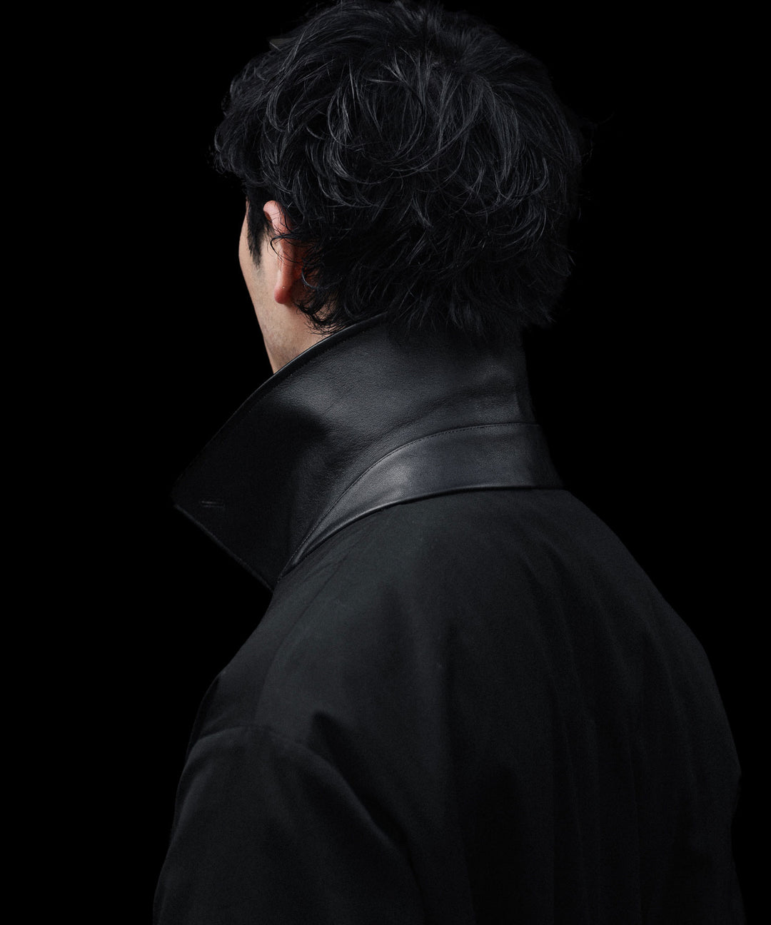ssstein(シュタイン)のCOTTON SATIN OVERSIZED DOUBLE BREASTED COAT - BLACKの公式通販サイトsession福岡セレクトショップ