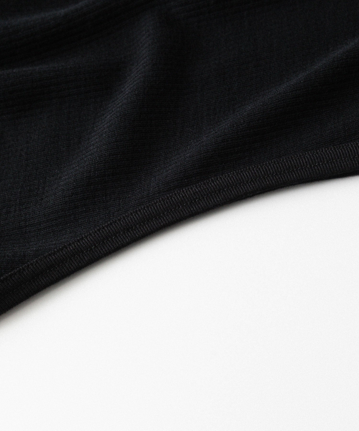 ssstein / シュタイン】FINE WOOL OVERSIZED NO SLEEVE TEE - BLACK