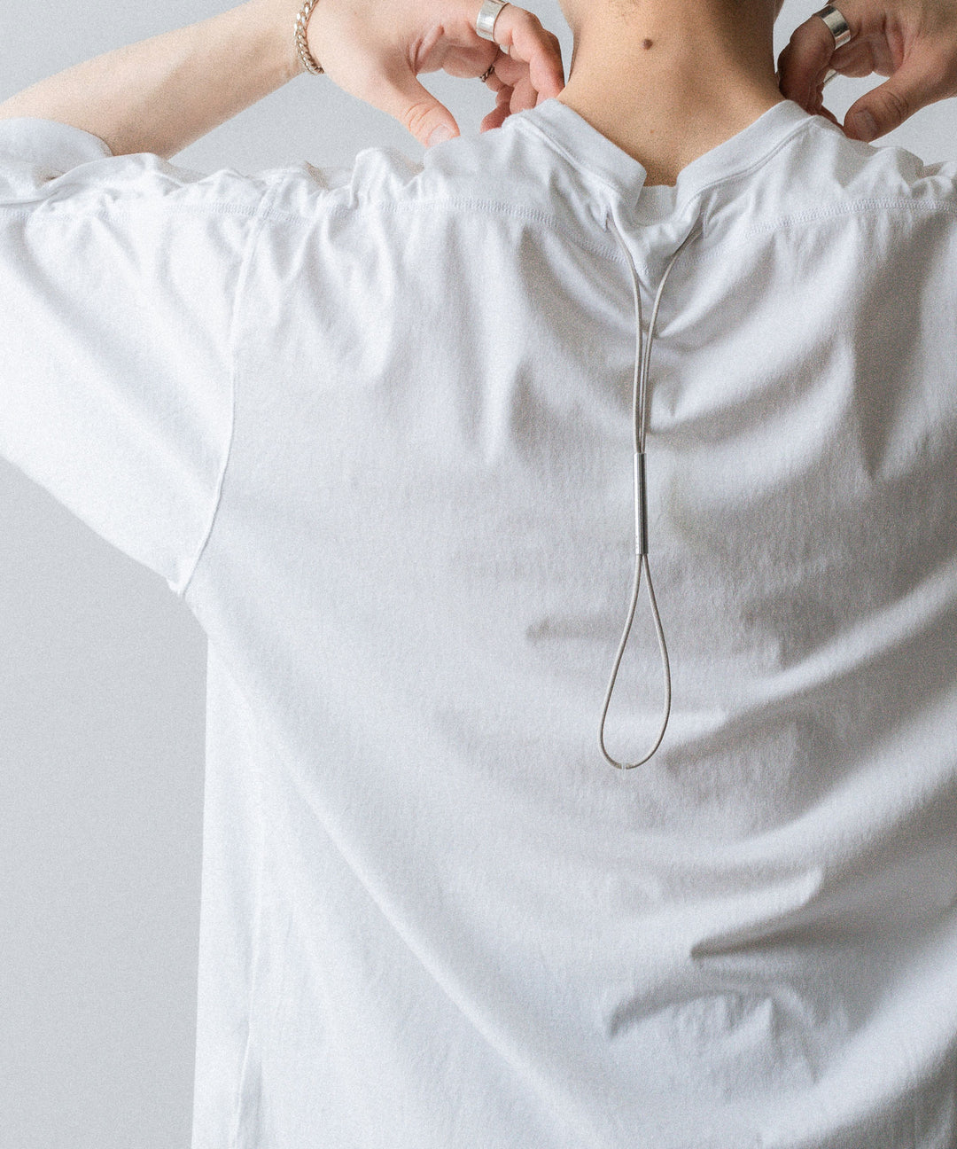 VEIN ヴェインの100/3 SUEDE JERSEY VESSEL S/S TEE - WHITEの公式通販サイトsession福岡セレクトショップ