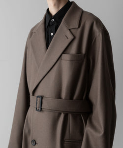 ssstein(シュタイン)の24AWコレクション OVERSIZED MAXI-LENGTH DOUBLE BREASTED COAT - DARK GREIGE 公式通販サイトsession福岡セレクトショップ