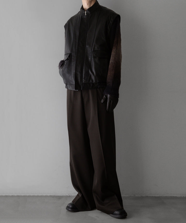 stein(シュタイン)の24SSコレクションEXTRA WIDE TROUSERS のMILITARY KHAKI sessionセッション福岡セレクトショップ 公式通販サイト