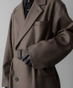 画像をギャラリービューアに読み込む, ssstein(シュタイン)の24AWコレクション OVERSIZED MAXI-LENGTH DOUBLE BREASTED COAT - DARK GREIGE 公式通販サイトsession福岡セレクトショップ
