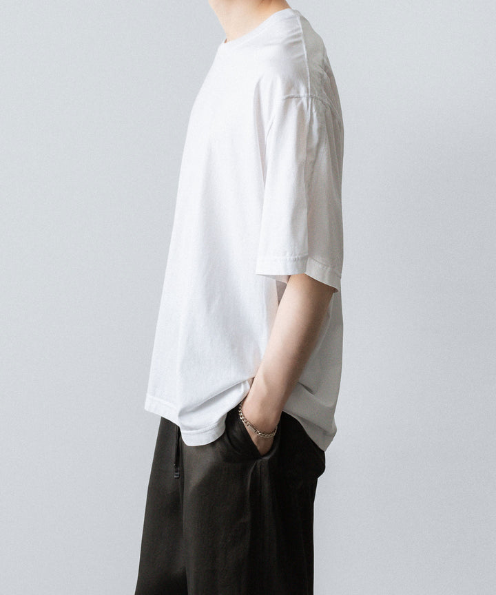 VEIN ヴェインの100/3 SUEDE JERSEY VESSEL S/S TEE - WHITEの公式通販サイトsession福岡セレクトショップ
