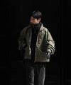【 VEIN 】COTTON MOLESKIN MILITARY JACKET - KHAKI