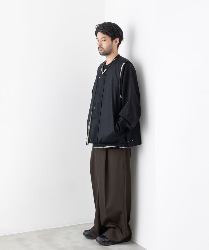 stein(シュタイン)の23AWコレクションWOOL FUR REVERSIBLE VESTのBEIGE 