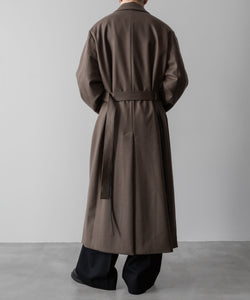 ssstein(シュタイン)の24AWコレクション OVERSIZED MAXI-LENGTH DOUBLE BREASTED COAT - DARK GREIGE 公式通販サイトsession福岡セレクトショップ