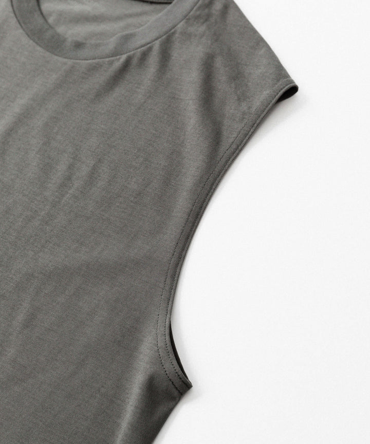 KANEMASA PHIL. カネマサフィルの36G HIGH TWIST SLEEVELESS TEEの公式通販サイトsession福岡セレクトショップ