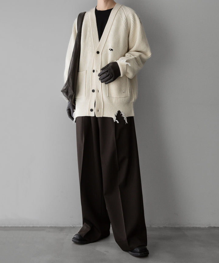stein(シュタイン)の24SSコレクションEXTRA WIDE TROUSERS のMILITARY KHAKI sessionセッション福岡セレクトショップ 公式通販サイト