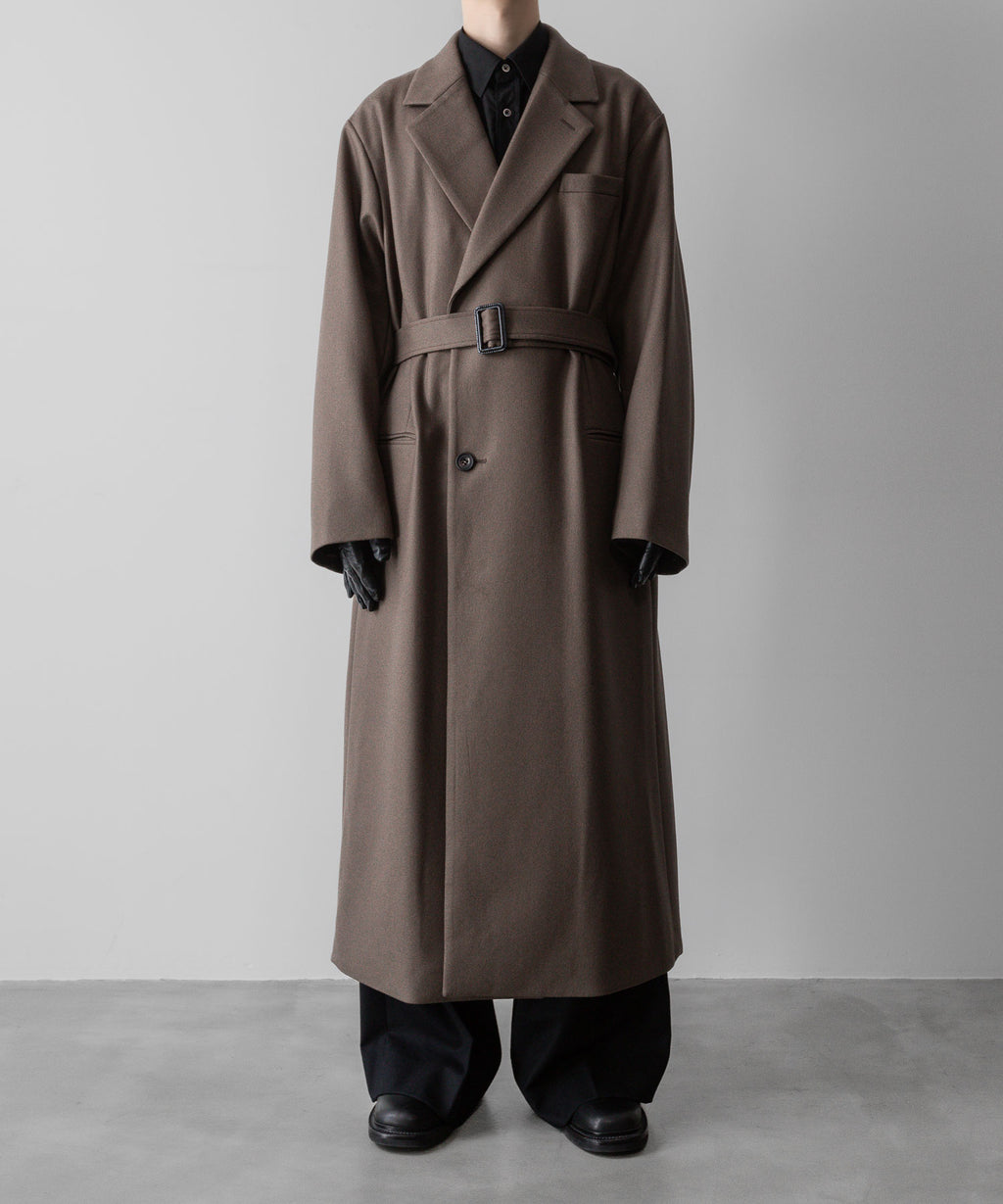 ssstein(シュタイン)の24AWコレクション OVERSIZED MAXI-LENGTH DOUBLE BREASTED COAT - DARK GREIGE 公式通販サイトsession福岡セレクトショップ