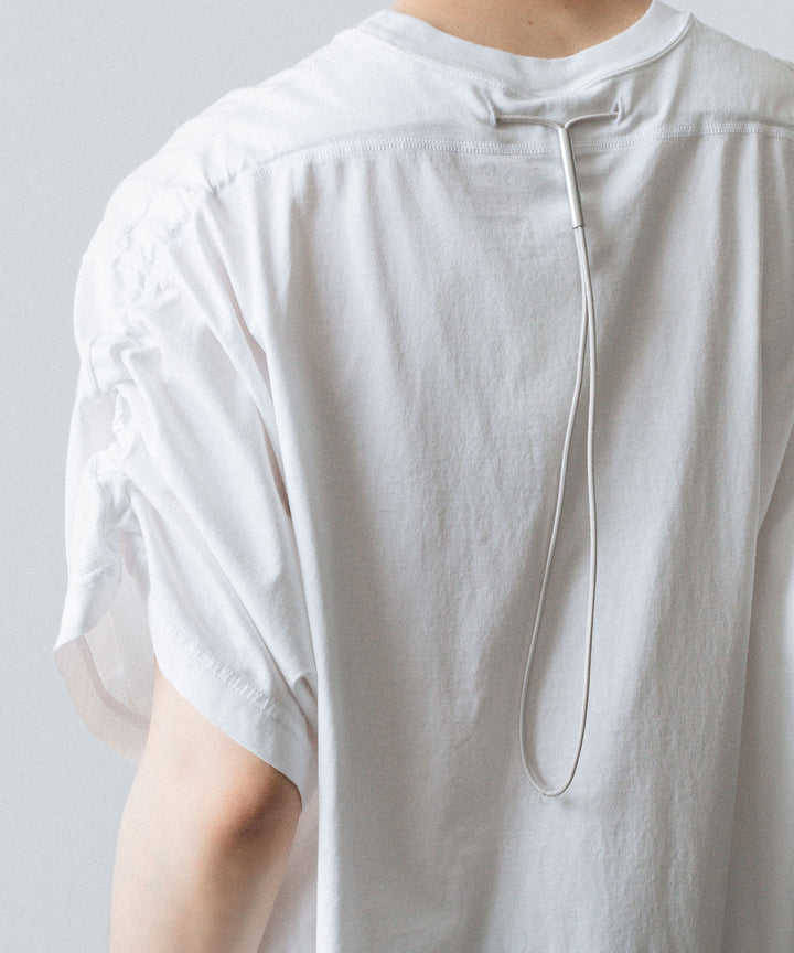 VEIN ヴェインの100/3 SUEDE JERSEY VESSEL S/S TEE - WHITEの公式通販サイトsession福岡セレクトショップ