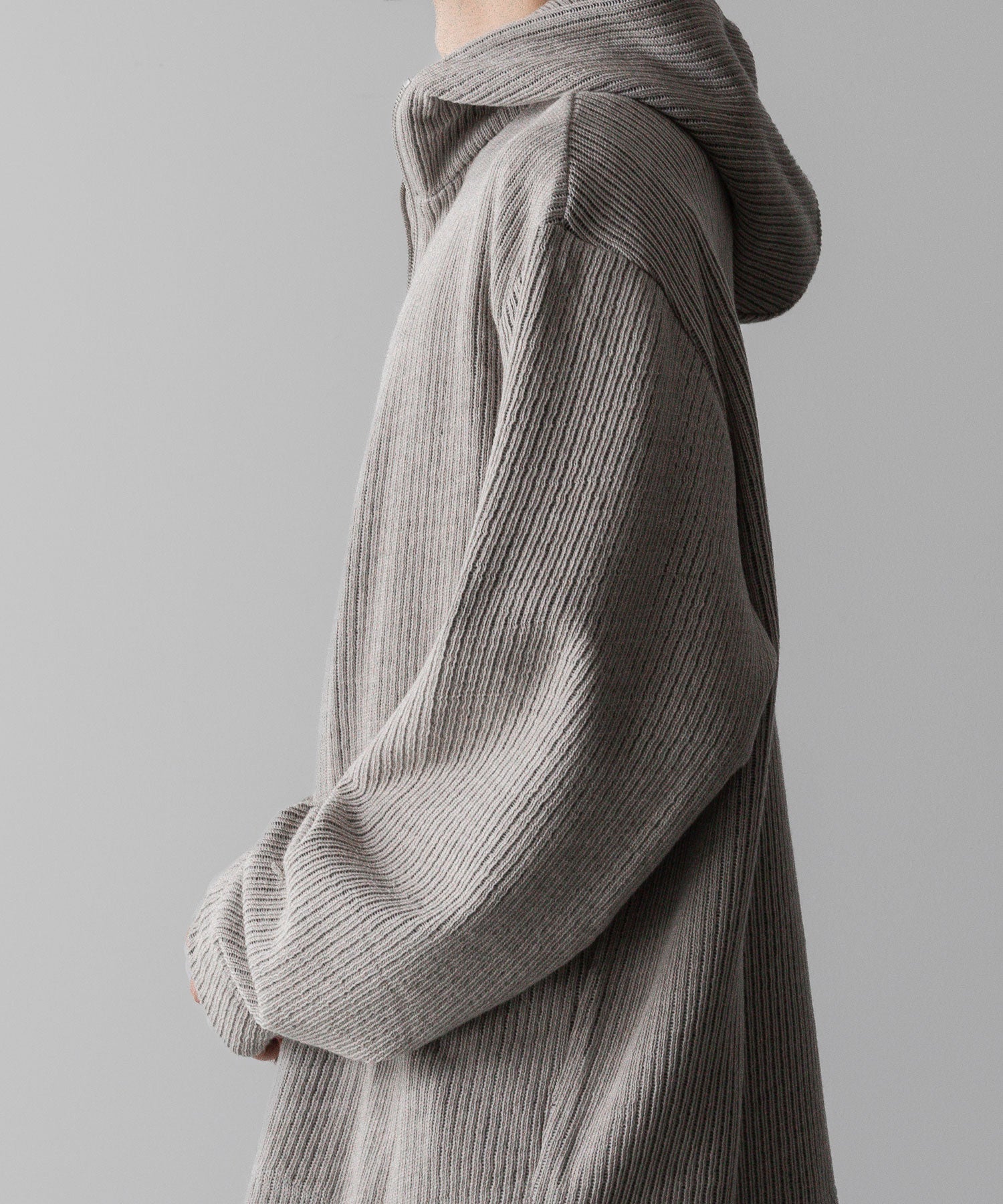 VEIN ヴェインのWO/PE QUARTER GAUGE KNIT HOODED PULLOVER SHIRT - X.OFF WHITEの公式通販サイトsession福岡セレクトショップ