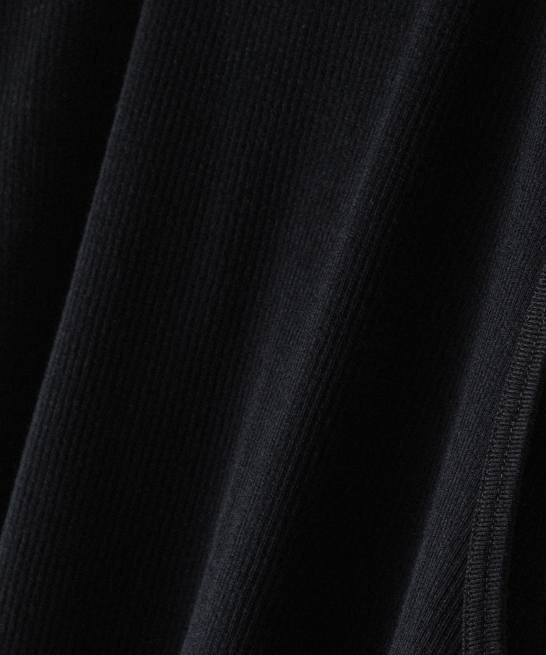 【ssstein】FINE WOOL OVERSIZED NO SLEEVE TEE - BLACK
