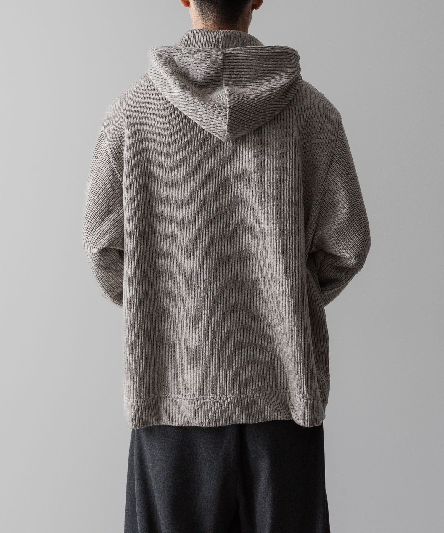 VEIN ヴェインのWO/PE QUARTER GAUGE KNIT HOODED PULLOVER SHIRT - X.OFF WHITEの公式通販サイトsession福岡セレクトショップ