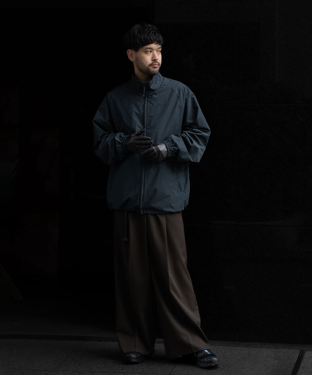 stein(シュタイン)の23AWコレクションWINDBREAKER STAND COLLAR JACKETのDARK GREY 公式通販サイトsession福岡セレクトショップ