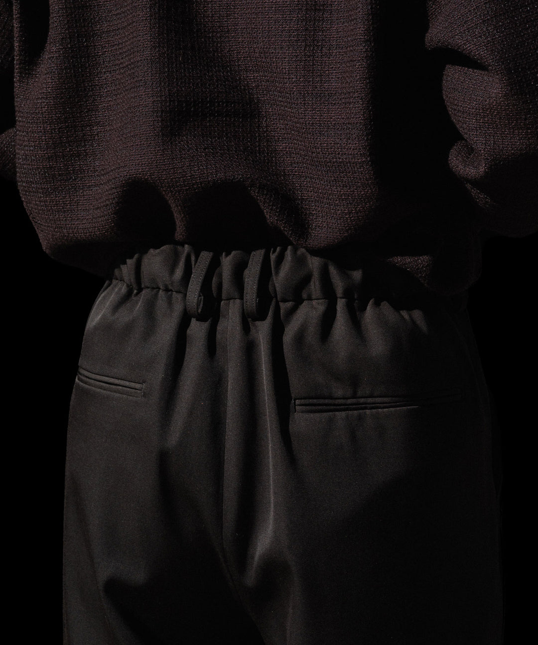 ssstein(シュタイン)のEASY LONG WIDE TROUSERS (2/90 WOOL GABARDINE) - DARK BROWNの公式通販サイトsession福岡セレクトショップ