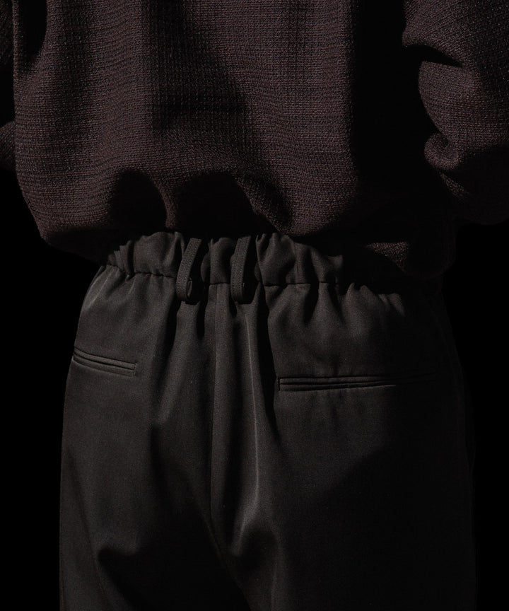 ssstein(シュタイン)のEASY LONG WIDE TROUSERS (2/90 WOOL GABARDINE) - DARK BROWNの公式通販サイトsession福岡セレクトショップ