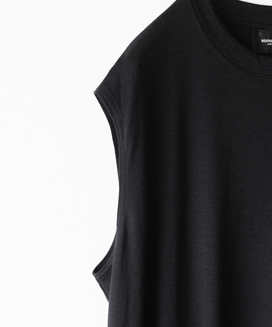 WWW ラッピンノットウールウェアSLEEVELESS PULLOVERのBLACK 公式通販サイトsession福岡セレクトショップ