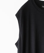 画像をギャラリービューアに読み込む, WWW ラッピンノットウールウェアSLEEVELESS PULLOVERのBLACK 公式通販サイトsession福岡セレクトショップ
