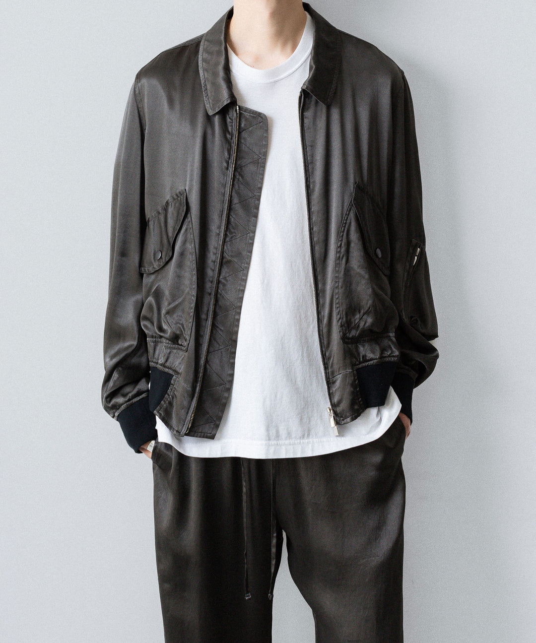 VEIN ヴェインの100/3 SUEDE JERSEY VESSEL S/S TEE - WHITEの公式通販サイトsession福岡セレクトショップ