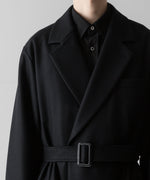 画像をギャラリービューアに読み込む, ssstein(シュタイン)の24AWコレクション OVERSIZED MAXI-LENGTH DOUBLE BREASTED COAT - BLACK 公式通販サイトsession福岡セレクトショップ
