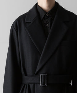 ssstein(シュタイン)の24AWコレクション OVERSIZED MAXI-LENGTH DOUBLE BREASTED COAT - BLACK 公式通販サイトsession福岡セレクトショップ