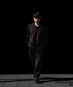 画像をギャラリービューアに読み込む, ssstein(シュタイン)のSLUB COTTON KNIT SKIPPER LS - DARK BROWNの公式通販サイトsession福岡セレクトショップ
