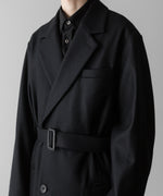 画像をギャラリービューアに読み込む, ssstein(シュタイン)の24AWコレクション OVERSIZED MAXI-LENGTH DOUBLE BREASTED COAT - BLACK 公式通販サイトsession福岡セレクトショップ
