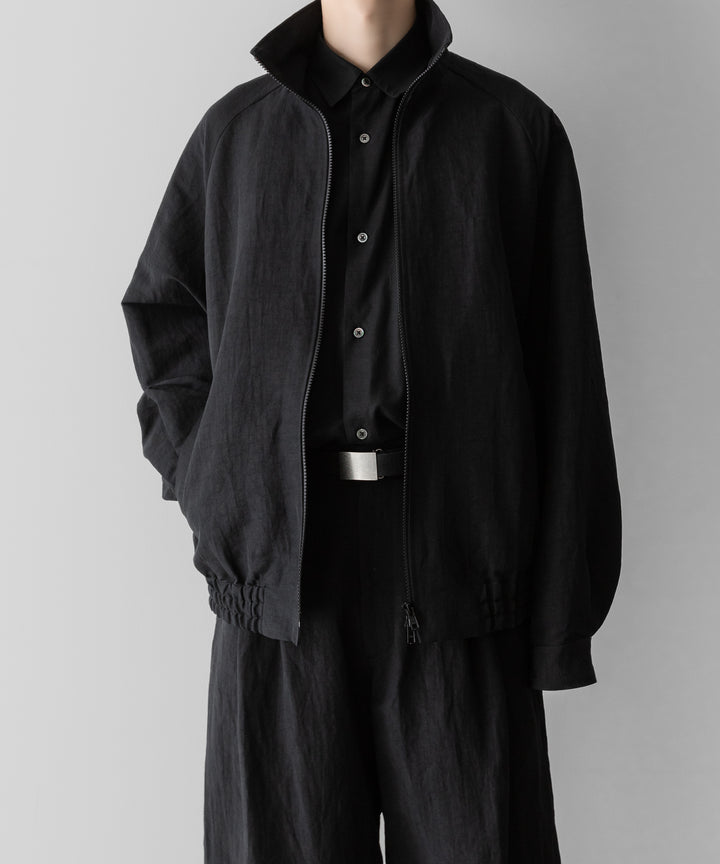 ssstein(シュタイン)のLI/NY POPLIN WIDE EASY TROUSERS - BLACKの公式通販サイトsession福岡セレクトショップ