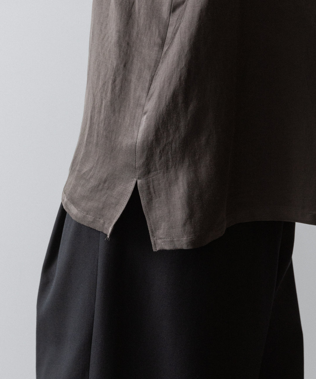 ssstein(シュタイン)のVIS/LI TWILL OVERSIZED OPEN COLLAR SS SHIRT - KHAKIの公式通販サイトsession福岡セレクトショップ