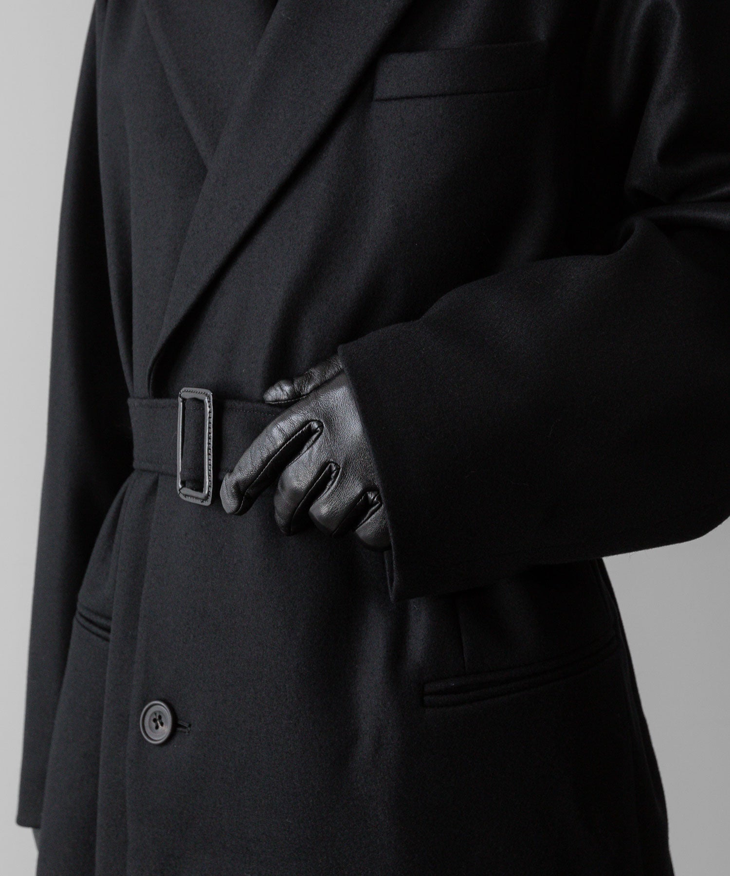 ssstein(シュタイン)の24AWコレクション OVERSIZED MAXI-LENGTH DOUBLE BREASTED COAT - BLACK 公式通販サイトsession福岡セレクトショップ