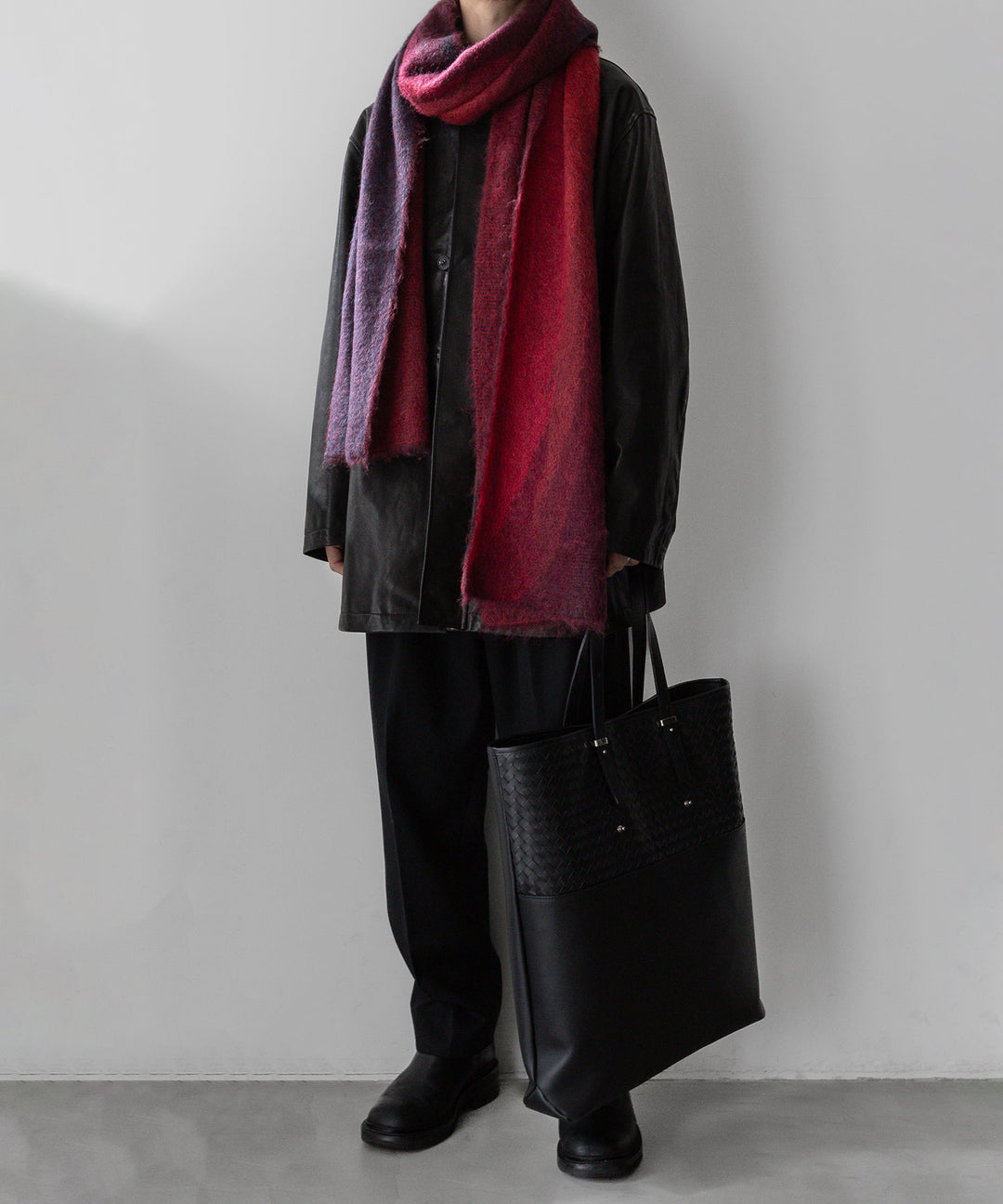 stein(シュタイン)の23AWコレクションGRADATION MOHAIR MUFFLER のRED sessionセッション福岡セレクトショップ 公式通販サイト 