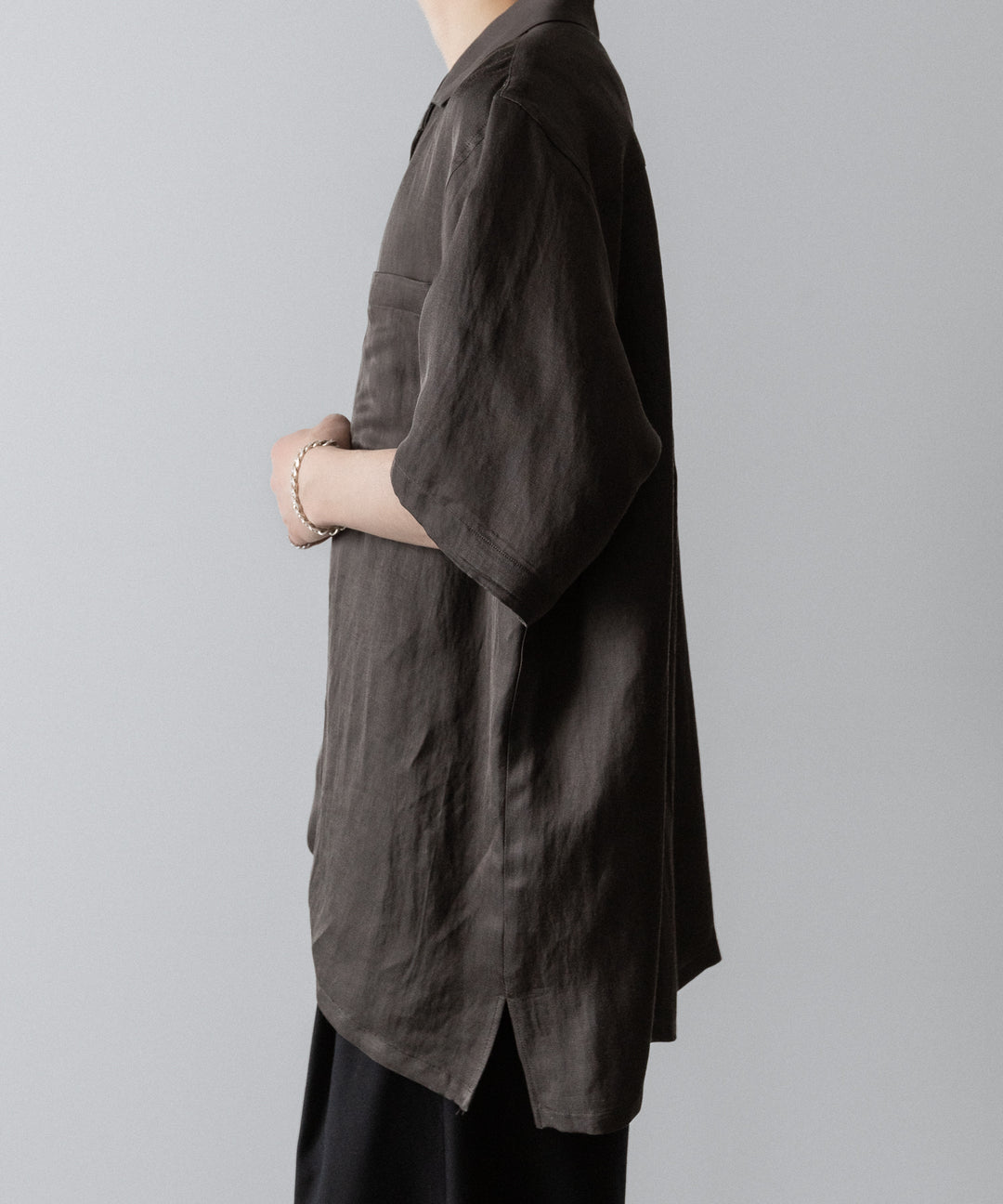 ssstein(シュタイン)のVIS/LI TWILL OVERSIZED OPEN COLLAR SS SHIRT - KHAKIの公式通販サイトsession福岡セレクトショップ