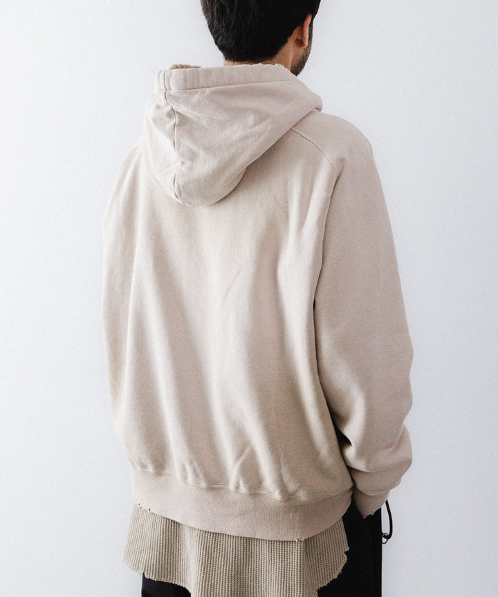 concause-コンコースのFRONT ZIP AFTER HOODIEのBEIGE公式通販サイトsession福岡セレクトショップ