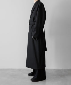 ssstein(シュタイン)の24AWコレクション OVERSIZED MAXI-LENGTH DOUBLE BREASTED COAT - BLACK 公式通販サイトsession福岡セレクトショップ