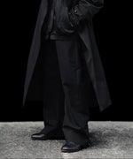 画像をギャラリービューアに読み込む, ssstein(シュタイン)のCOTTON SATIN OVERSIZED DOUBLE BREASTED COAT - BLACKの公式通販サイトsession福岡セレクトショップ
