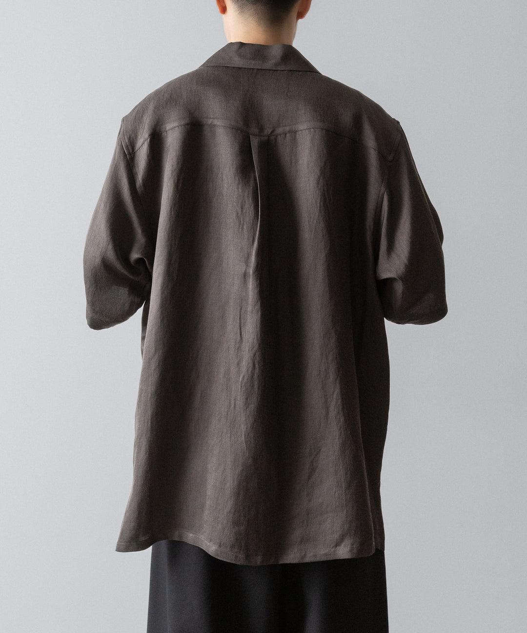 ssstein(シュタイン)のVIS/LI TWILL OVERSIZED OPEN COLLAR SS SHIRT - KHAKIの公式通販サイトsession福岡セレクトショップ