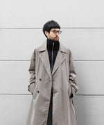 画像をギャラリービューアに読み込む, ssstein(シュタイン)のWINDPROOF NYLON DOUBLE BREASTED COAT - TAUPE 公式通販サイトsession福岡セレクトショップ
