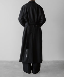 ssstein(シュタイン)の24AWコレクション OVERSIZED MAXI-LENGTH DOUBLE BREASTED COAT - BLACK 公式通販サイトsession福岡セレクトショップ