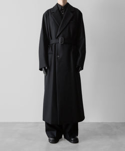 ssstein(シュタイン)の24AWコレクション OVERSIZED MAXI-LENGTH DOUBLE BREASTED COAT - BLACK 公式通販サイトsession福岡セレクトショップ