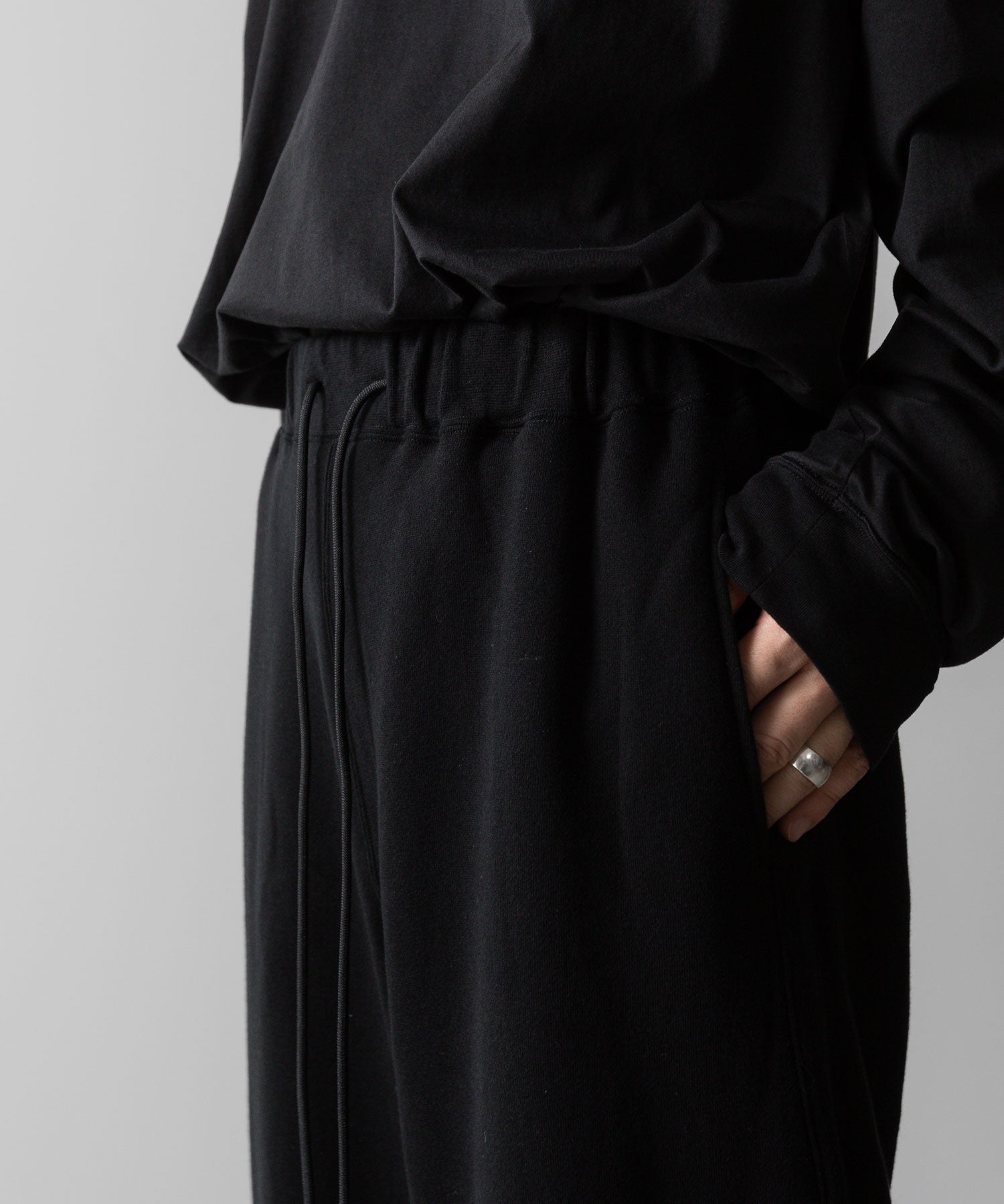 VEIN ヴェインのCO SWEAT VESSEL SWEAT PANTS - BLACKの公式通販サイトsession福岡セレクトショップ